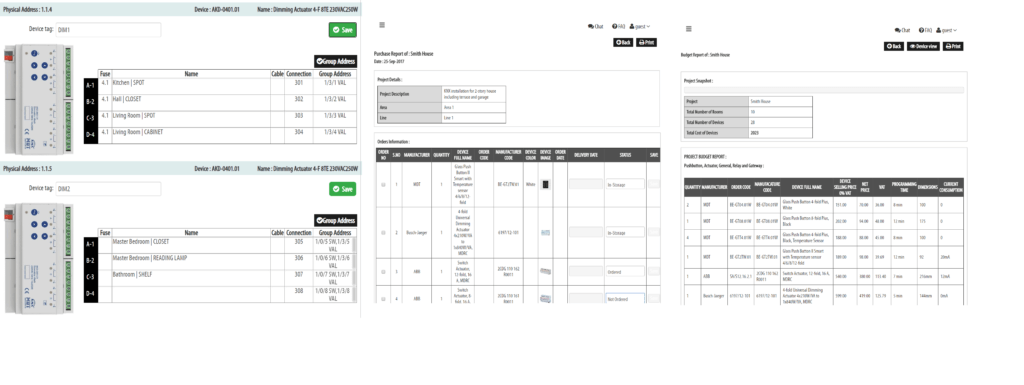 KNX documentation tool - KNX design and planning